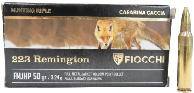 Patron 223Rem Fiocchi HP 3,2g (50gr)