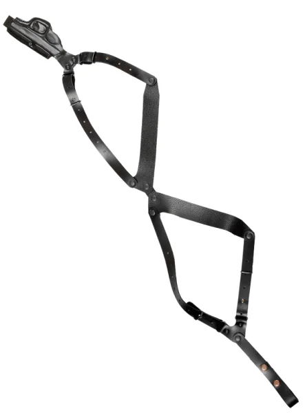 Kobura naplechnaya mod. V Grand Rower T 10 vertikal'nogo nosheniya - kozha - chernyj (Hol'ster)3